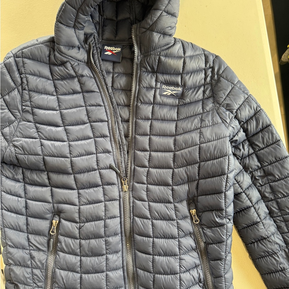 Reebok Charcoal Puffer Jacket
